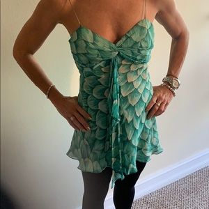 Milly turquoise blouse